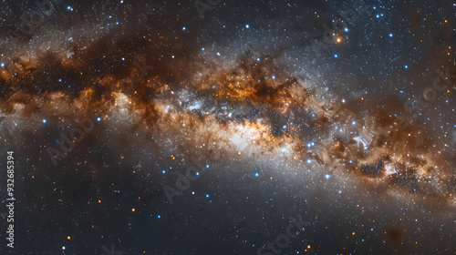 Celestial Symphony: A Mesmerizing Night Sky Illuminated by Countless Twinkling Stars and Intricate Constellations