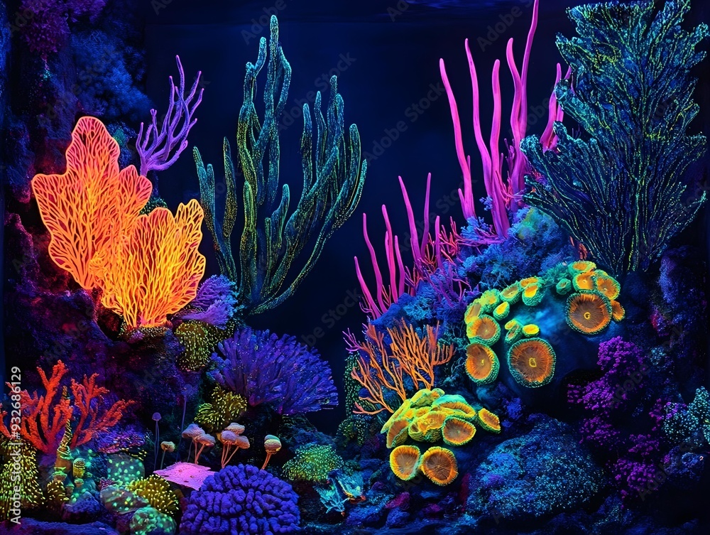 Obraz premium coral reef in sea