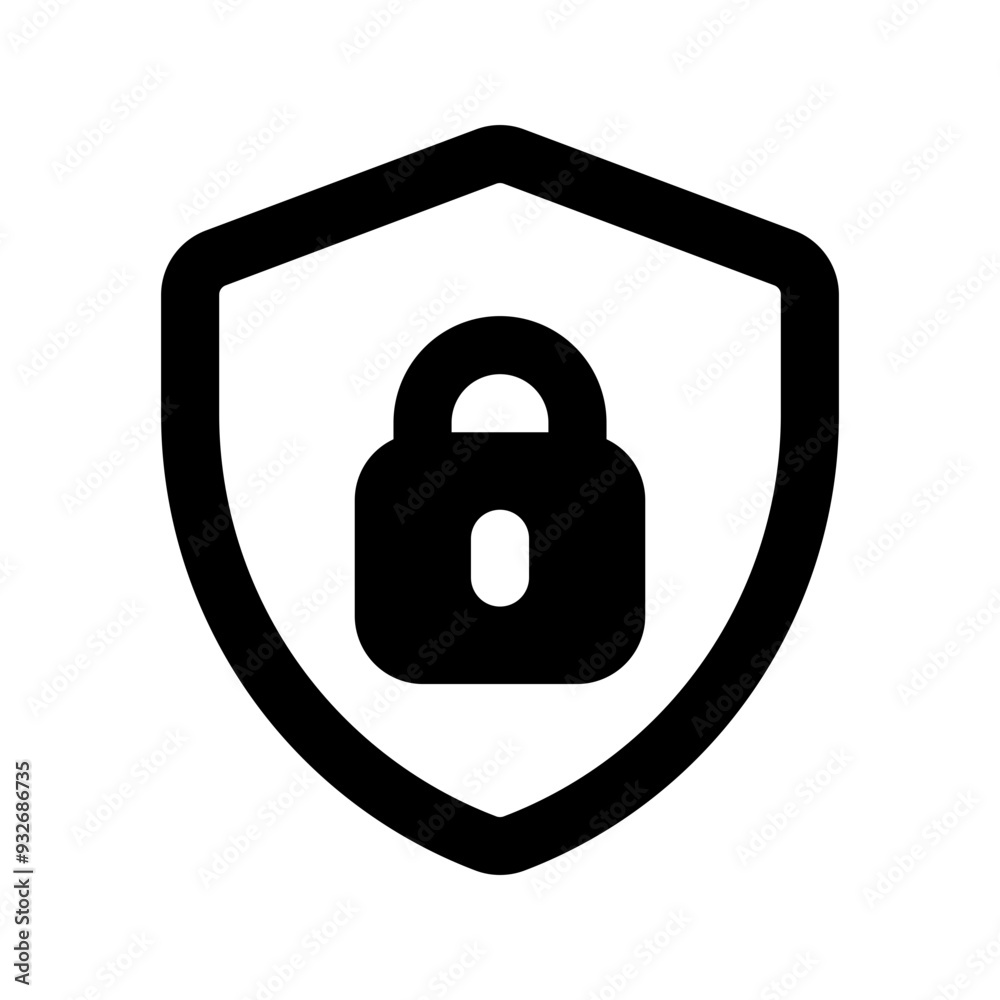 internet security glyph icon internet security glyph icon