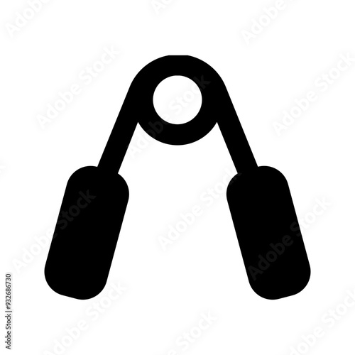 handgrip glyph icon