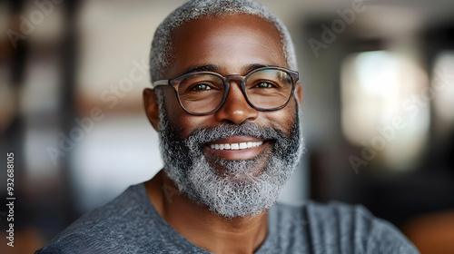 man smiling