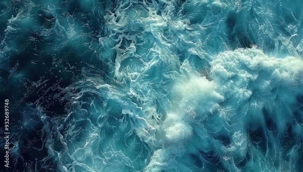 Obraz premium Ocean Waves Abstract