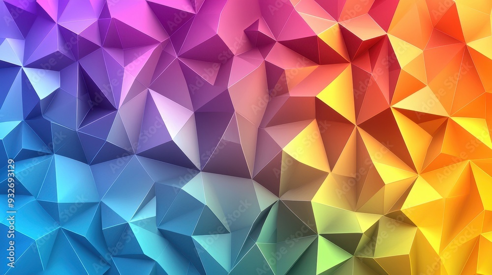 Abstract Colorful Geometric Low Poly Background Abstract Colorful Geometric Low Poly Background