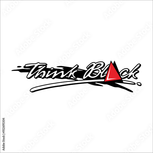 think black writing illustration