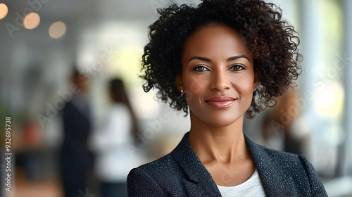 Professional woman smiling ...