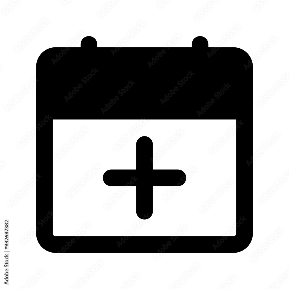 Obraz premium schedule glyph icon