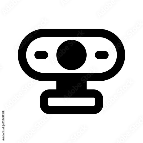 webcam glyph icon