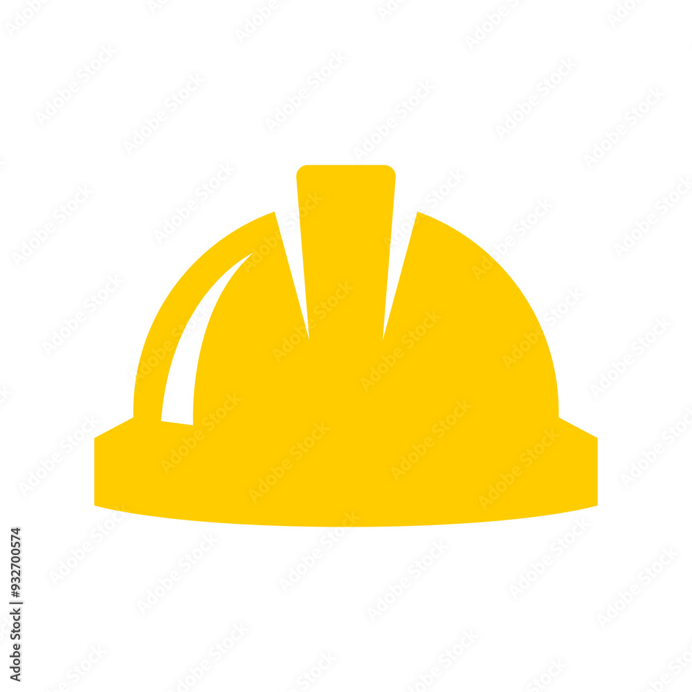 Construction helmet or safety helmet icon Construction helmet or safety helmet icon