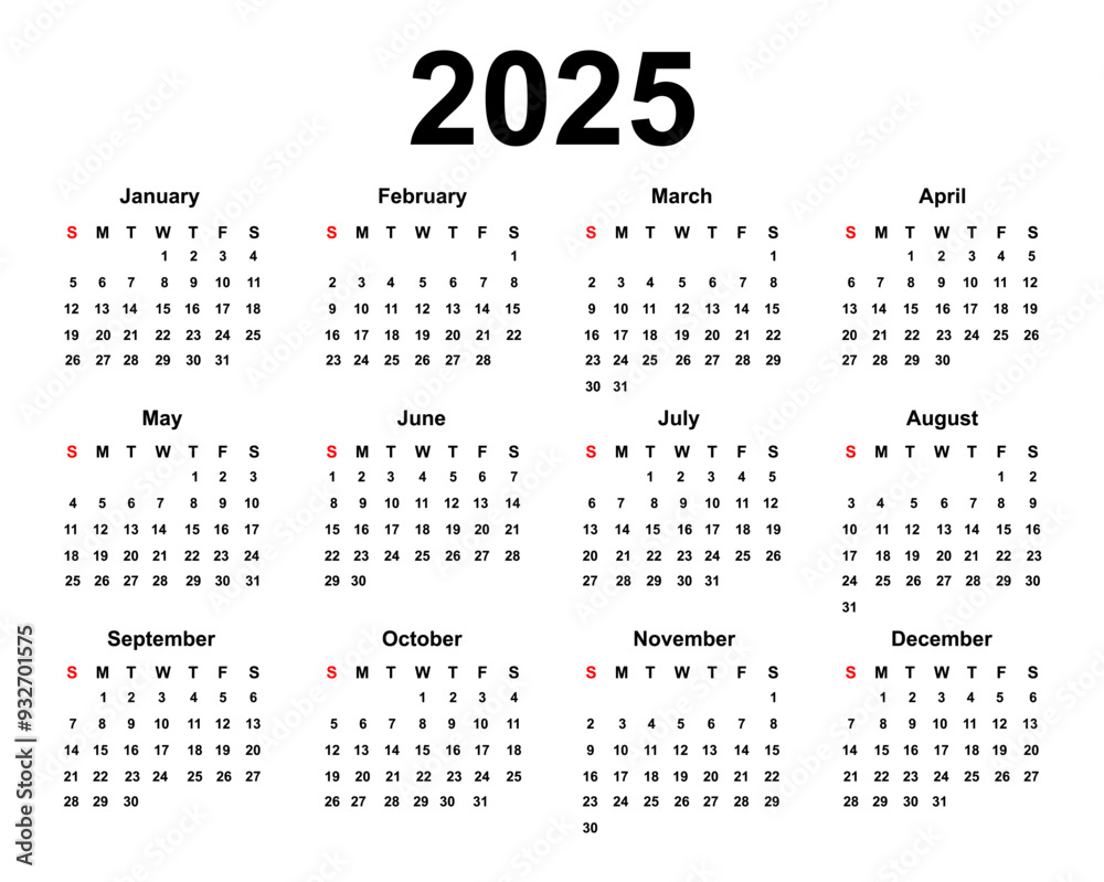 © infinity - Classic minimalist calendar 2025 © infinity - Classic minimalist calendar 2025