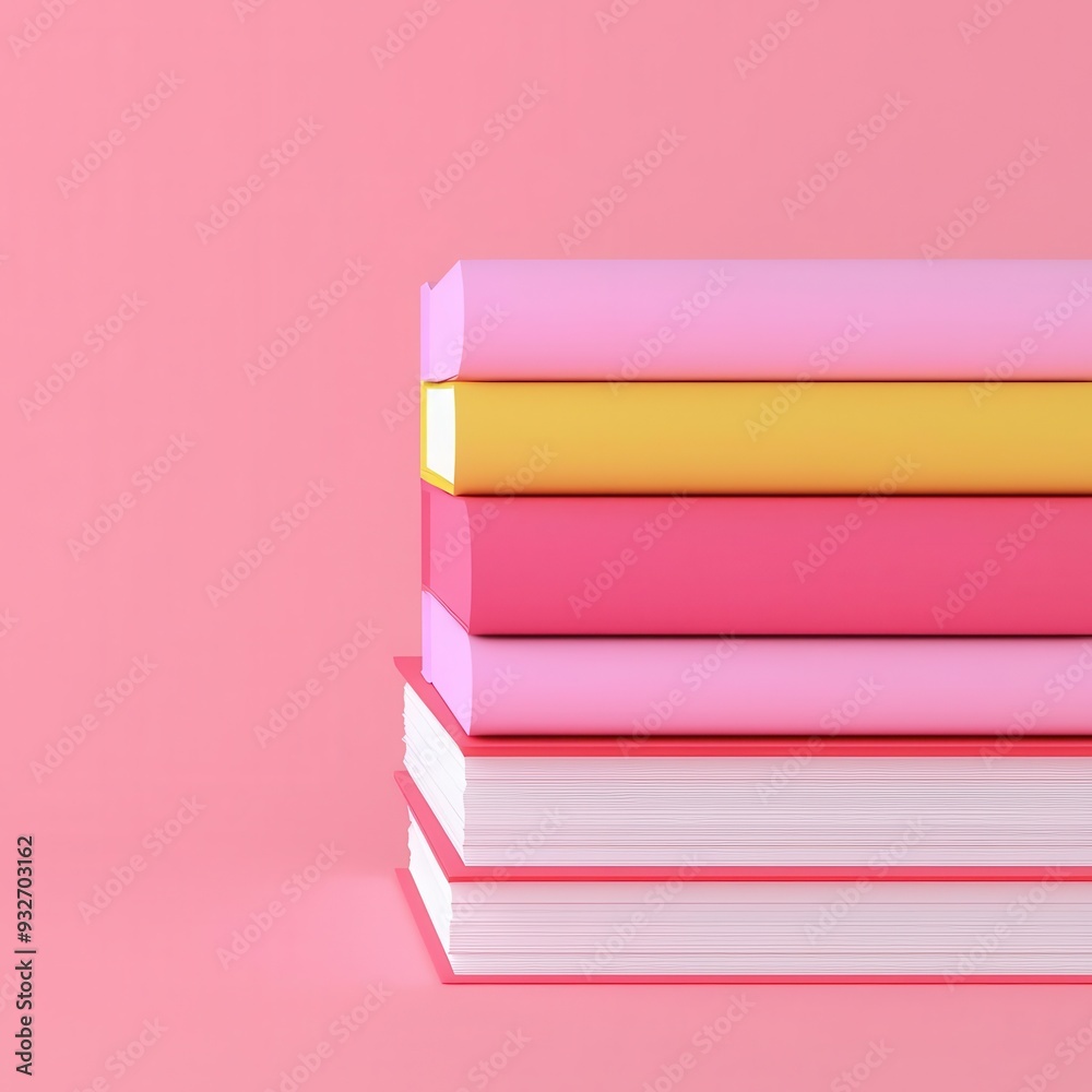 Portfolio with long-term stocks and investment documents, financial planning, 3D illustration Portfolio with long-term stocks and investment documents, financial planning, 3D illustration