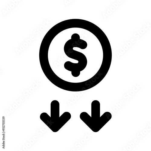 loss glyph icon