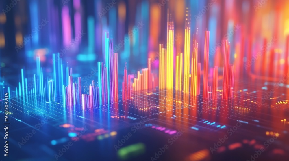 Neon Cityscape. Neon Cityscape.