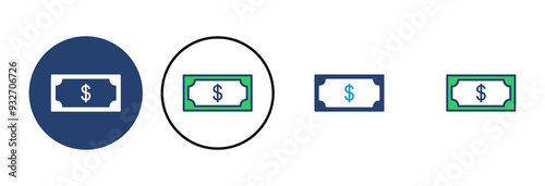 Money icon vector. Money vector icon.