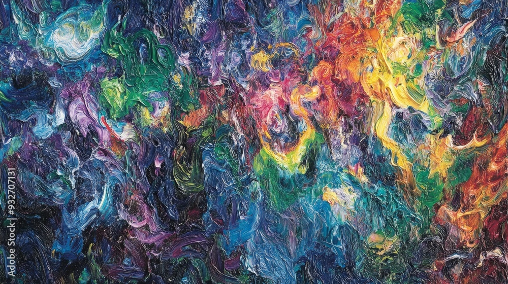 Abstract Oil Painting. Abstract Oil Painting.