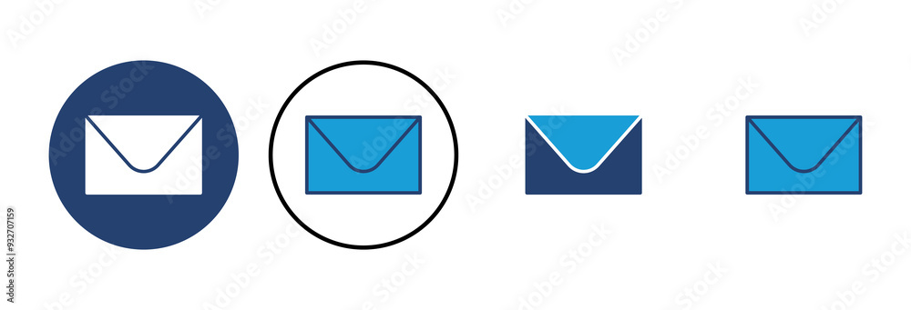 Mail icon vector. email icon vector. E-mail icon. Envelope illustration Mail icon vector. email icon vector. E-mail icon. Envelope illustration