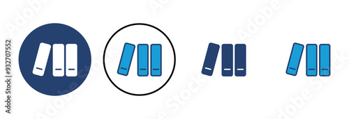 Library icon vector. education icon vector