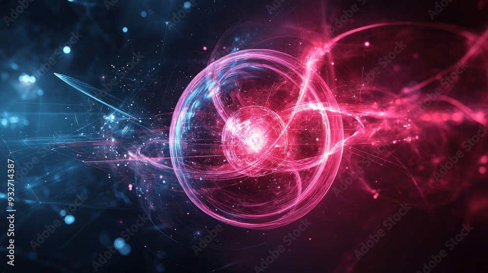 Abstract Energy Sphere. Abstract Energy Sphere.