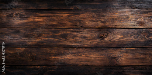 Wallpaper Mural Old, Distressed Wooden Background with Deep Grain Texture, Dark Wood Planks with Rich Grain and Texture, Brown Wood Texture,  Abstract Background Torontodigital.ca