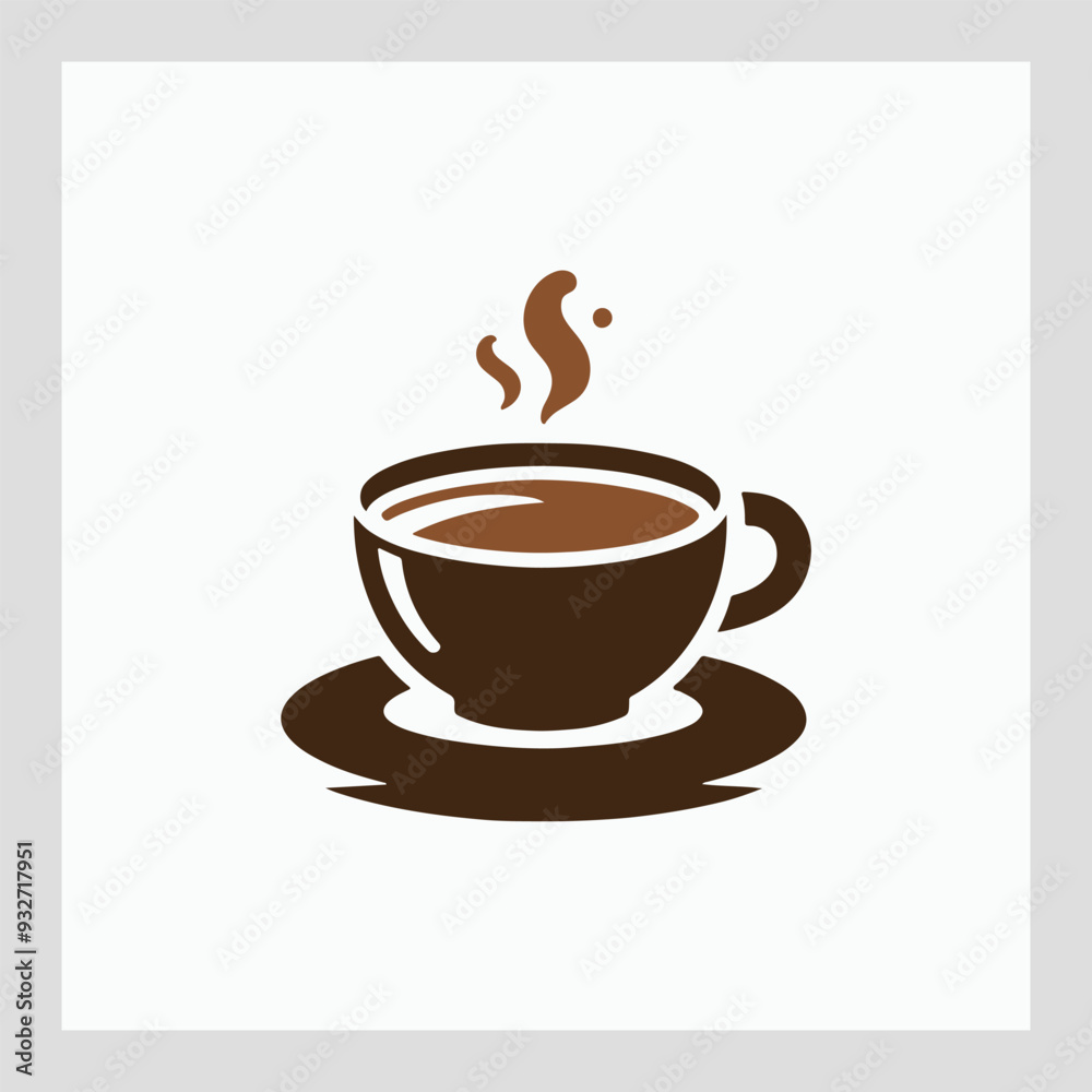 Obraz premium Cup off coffee vector