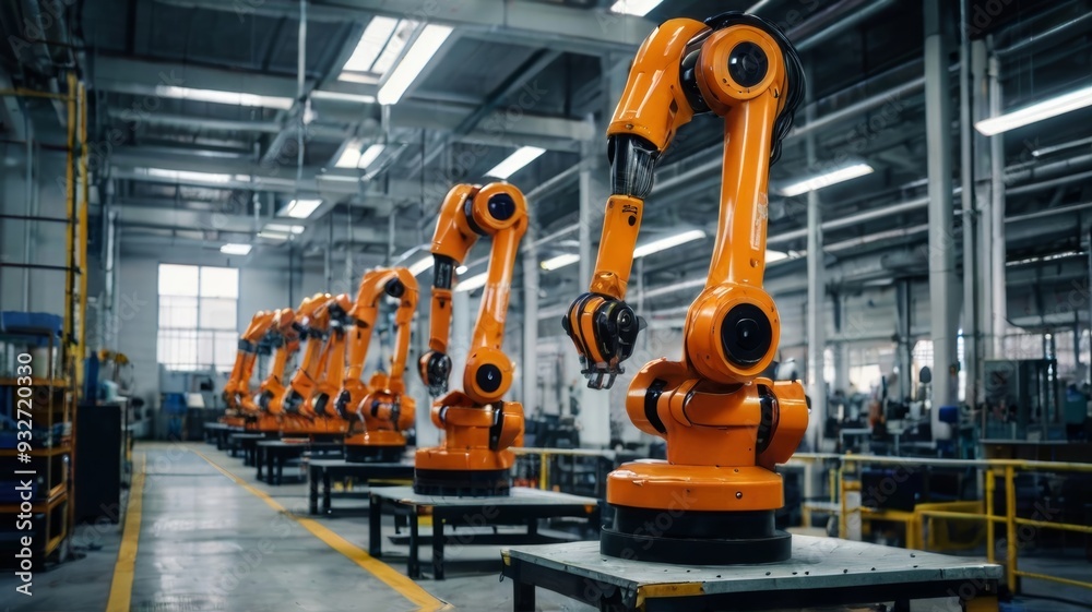 Smart industry robot arms for digital factory production Smart industry robot arms for digital factory production