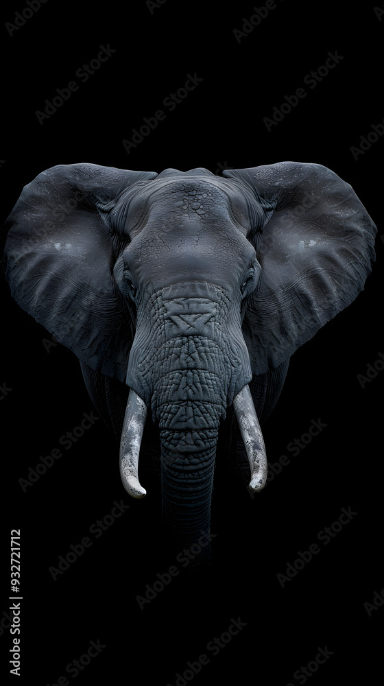 Naklejka premium &nbsp;head of a elephant