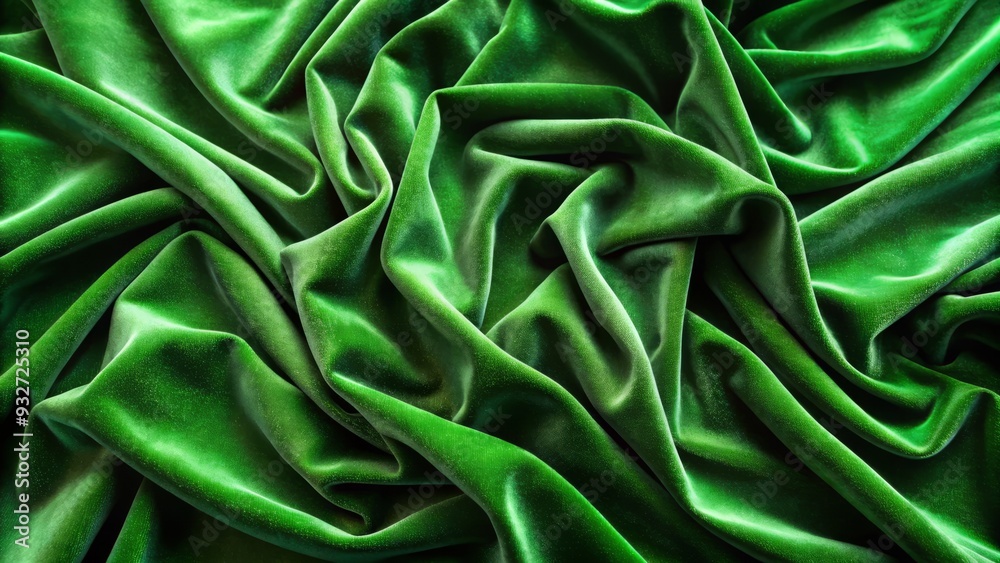 Obraz premium rich green velvet texture