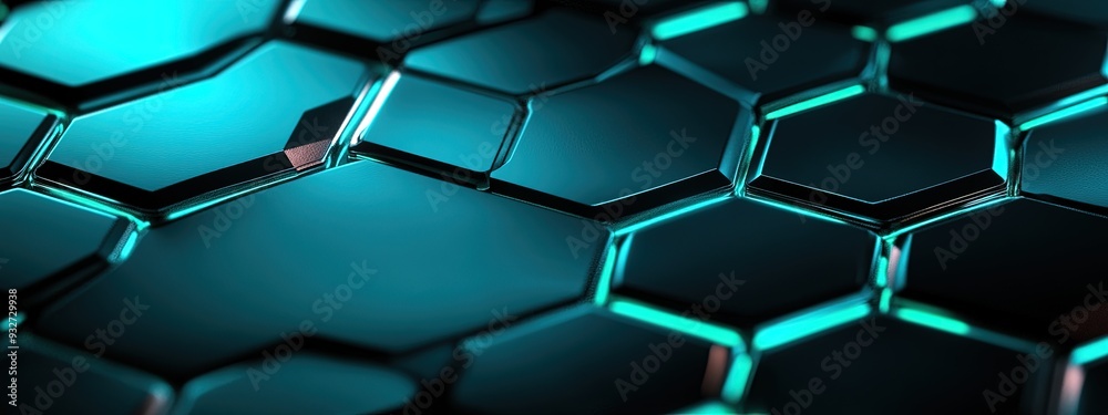 Abstract processors, silver and green, geometric pattern, cool lighting Abstract processors, silver and green, geometric pattern, cool lighting