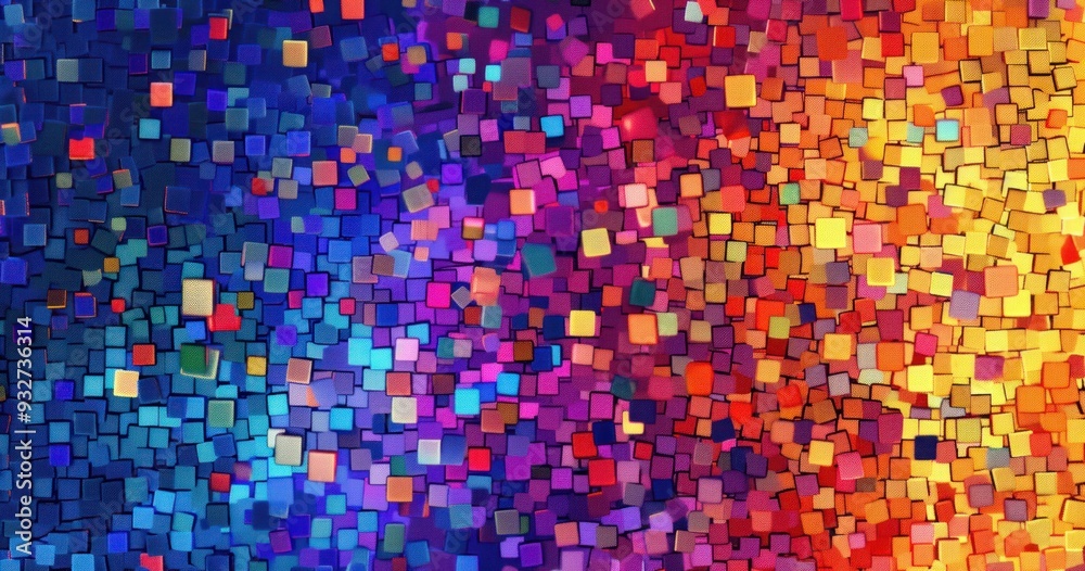 Abstract Colorful Mosaic Background