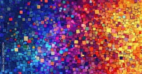 Abstract Colorful Mosaic Background