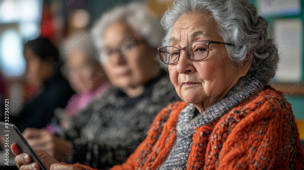 Senior Woman Smartphone. Senior Woman Smartphone.