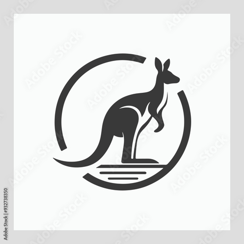 Kangaroo illustration vector