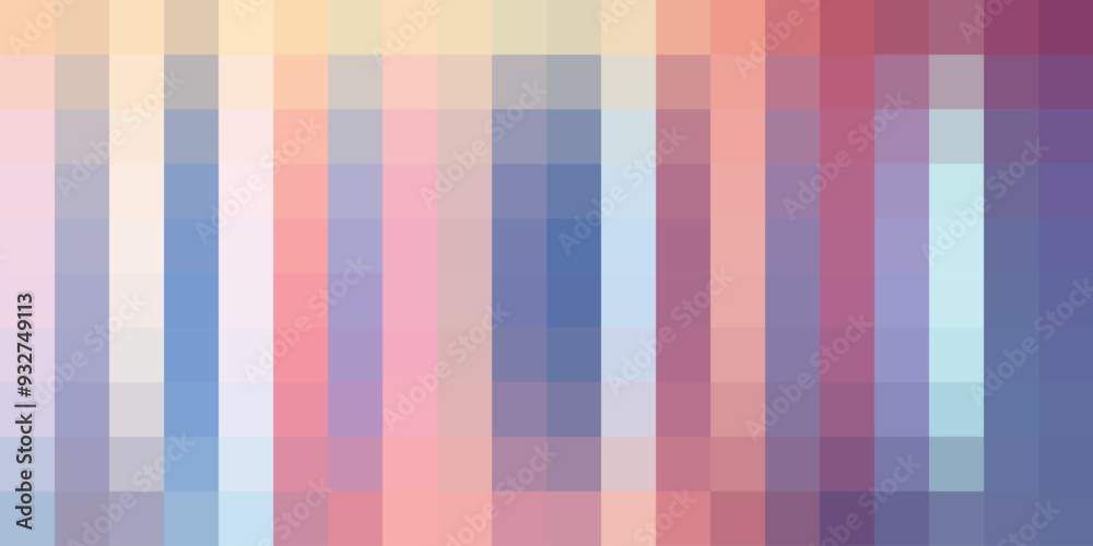 Abstract Square Pixel Mosaic Background Abstract Square Pixel Mosaic Background