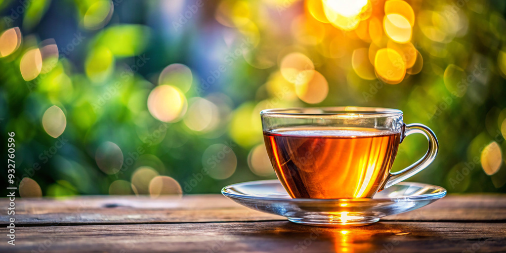 Obraz premium Cup of tea with full depth of field