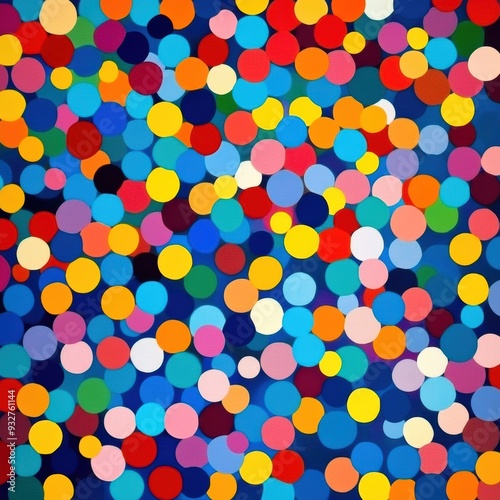 abstract polkadot background, colorfull 