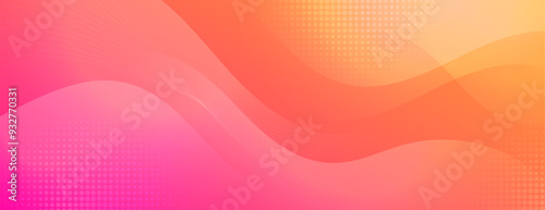 Colorful gradient abstract background. Template banner with liquid shape and geometric element. Suit for cover, banner, flyer