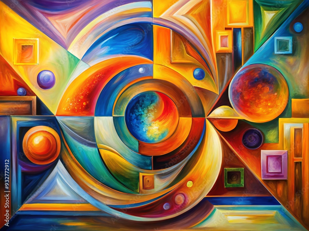 Obraz premium * **Concept**: Abstract composition