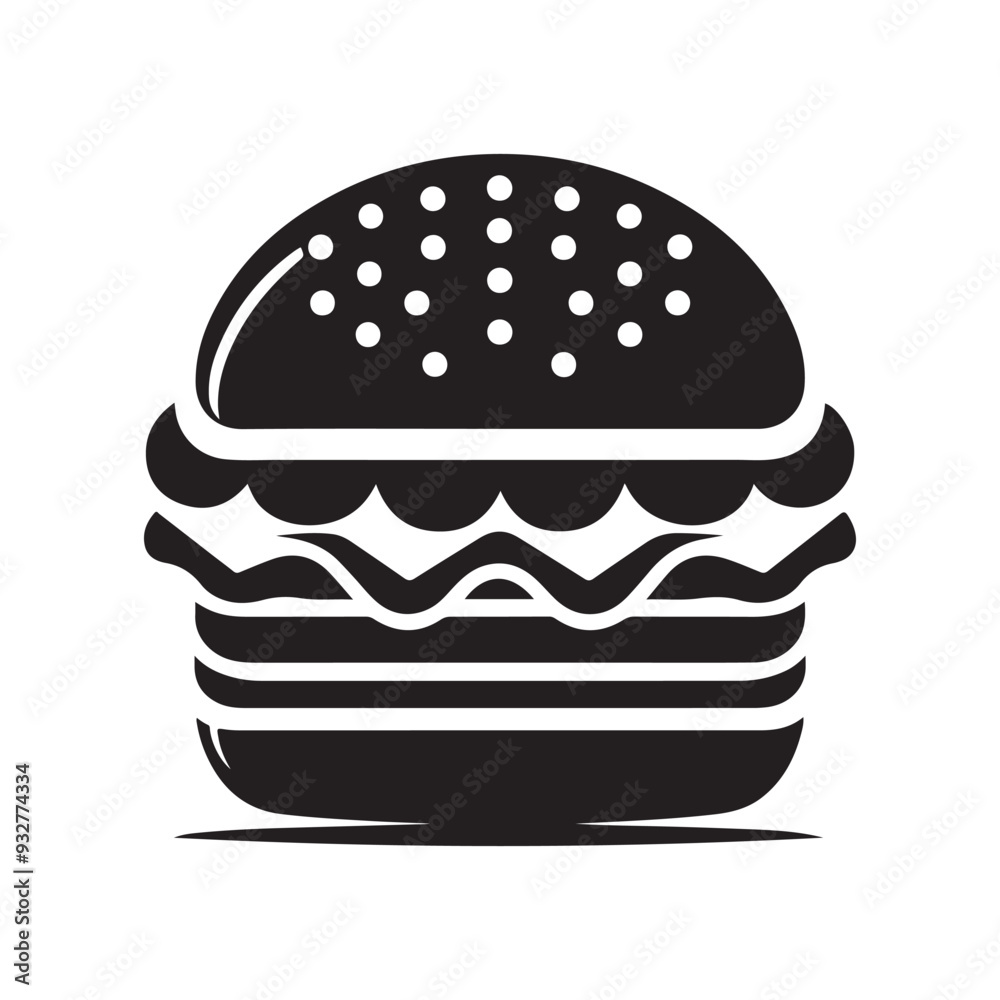 Burger icon, Hamburger logo icon, Fast food icon, logo, silhouette, burger, fries, drinks, Symbols and signs of street food, Black Fast Food Icons Burger icon, Hamburger logo icon, Fast food icon, logo, silhouette, burger, fries, drinks, Symbols and signs of street food, Black Fast Food Icons