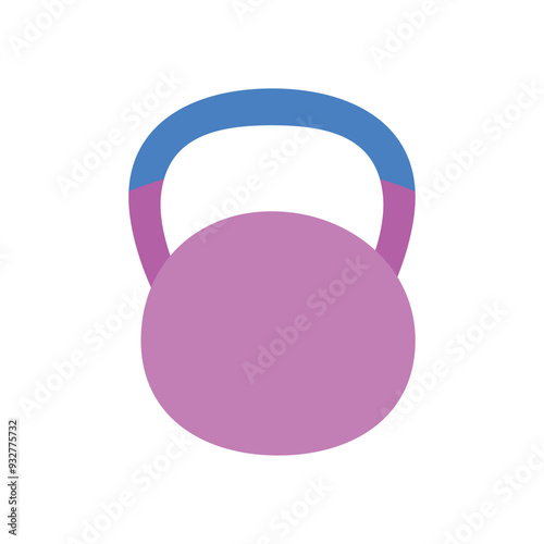 Gym Equipment Illustration - Kettlebell