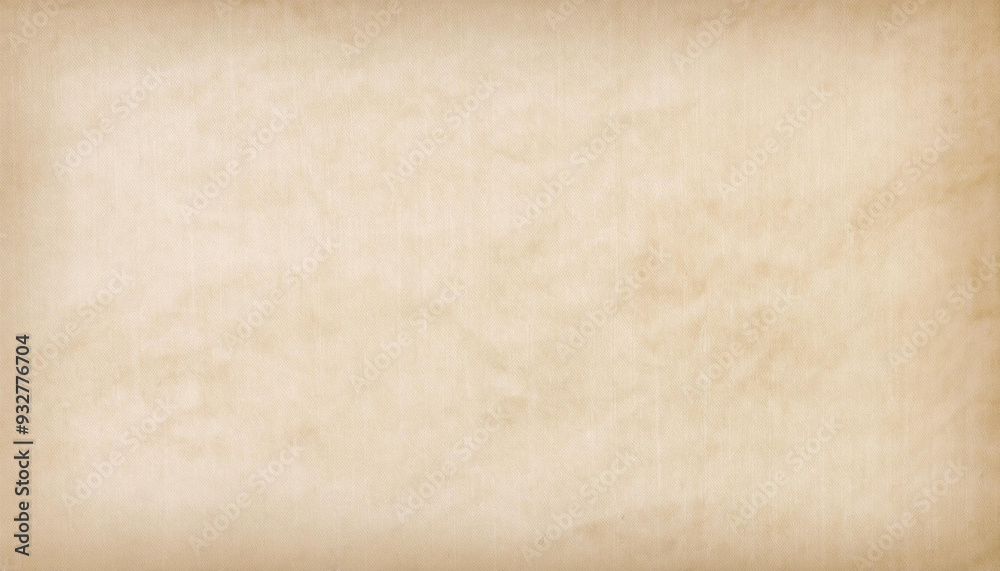 Obraz premium Cream Parchment Texture. Tan Old Paper. Beige Vintage Parchment. Beige Stain Papyrus. Beige Old Paper. Cream Burlap Old Paper Stain. Pale Burn Background.