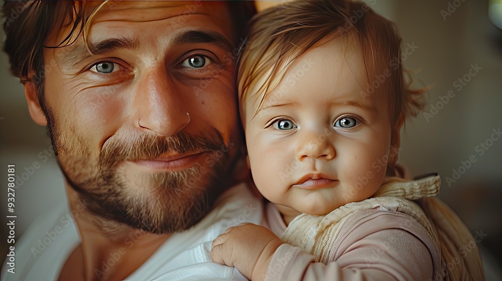 father holding small baby mother putting him in baby sling unconditional parental love family moment father holding small baby mother putting him in baby sling unconditional parental love family moment