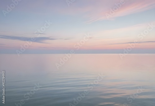 Beautiful beach. Peaceful, calm, aesthetic. Pastel sea, serene ocean 