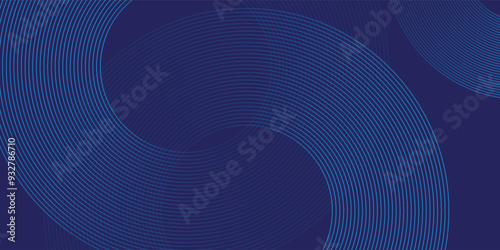 Create a bold look with a circle-centric background featuring a sound wave vector graphic, eps10.