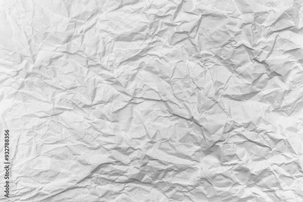White Crumpled paper Texture Background. White Crumpled paper Texture Background.