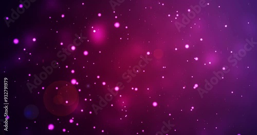Colorful bokeh background shiny particles falling light rays moving 4K video. Clean soft elegant luxury Happy New Year festive events sparkly bg. Game atmosphere birthday bash animation. Glowy embers
