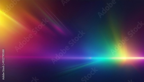 rainbow lens optical flare background, spectrum light leaks gradient defocused