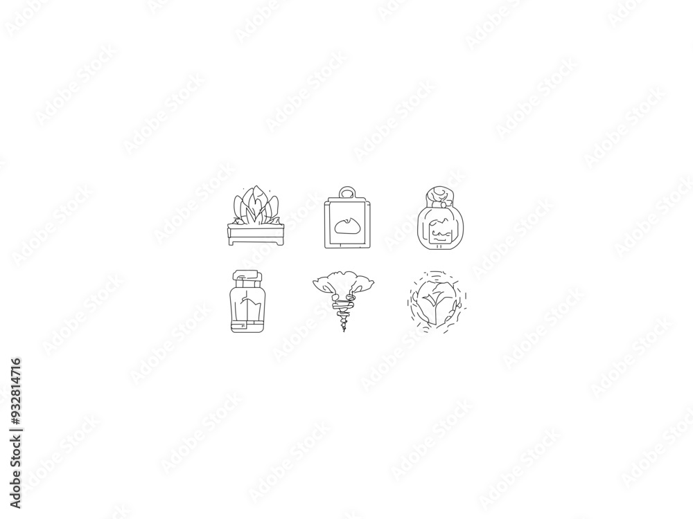 Beauty and spa icon set illustration Royalty-Free Vector Graphics & Clip Art Beauty icon icon set, Beauty, Icons Get this image full set line art design.