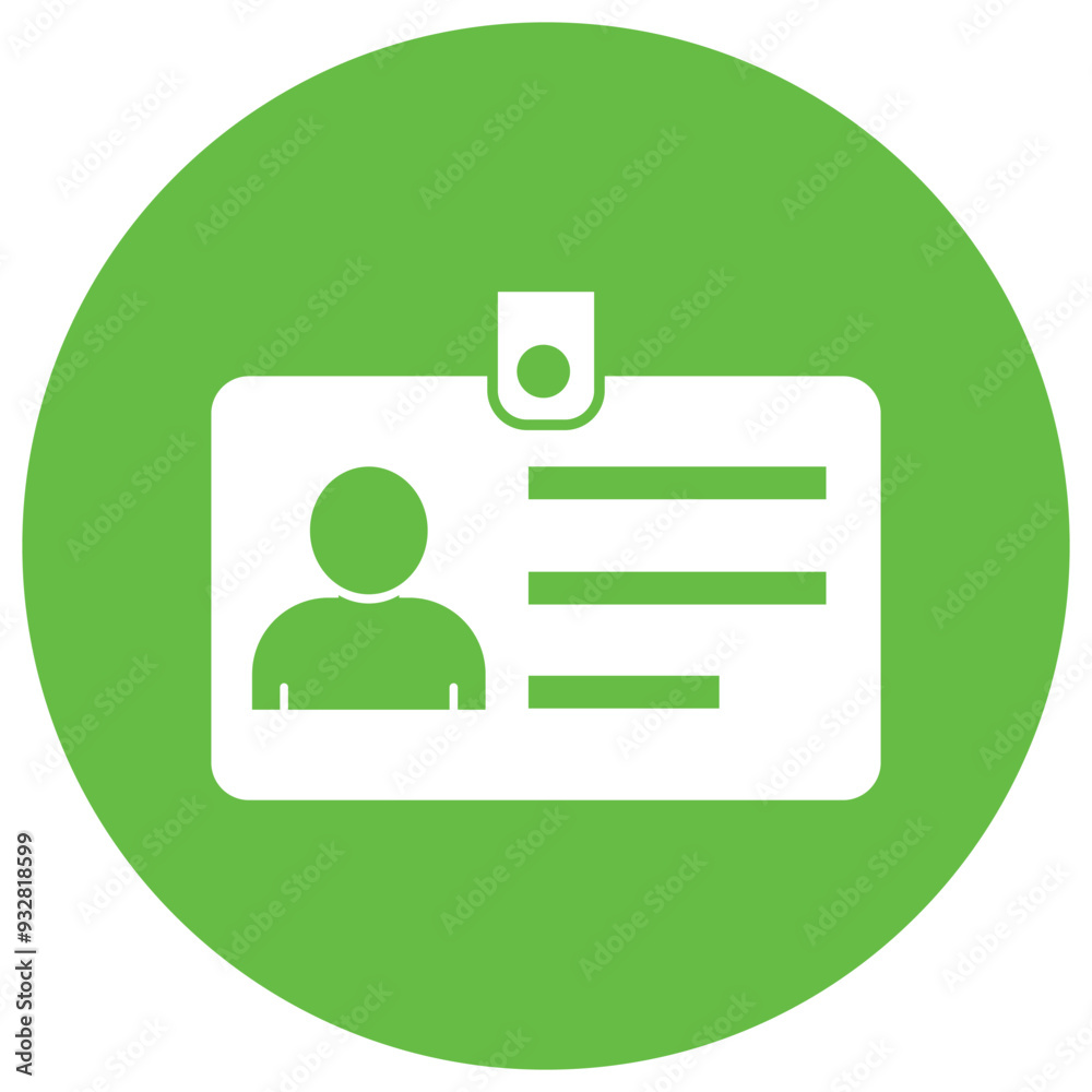 Name, identification, profile icon Name, identification, profile icon