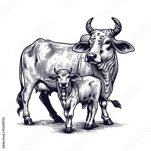 cow vector