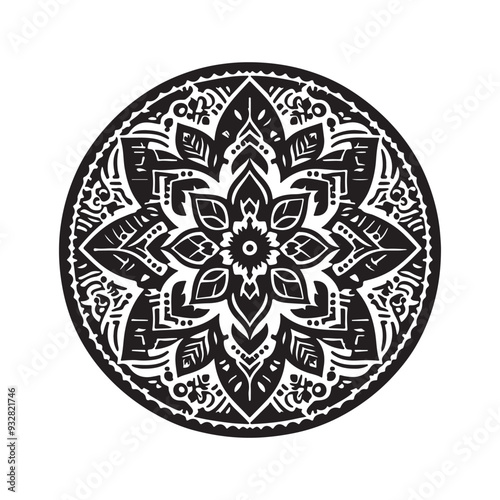 Mandala floral vector illustration