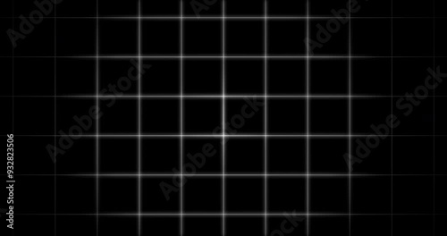 Wallpaper Mural Black dark background grid technology video 4K. Information hologram overlay asset internet data concept.Seamless polygon dots digital motion graphic. Mesh shiny tile-like creative animated video. 
 Torontodigital.ca